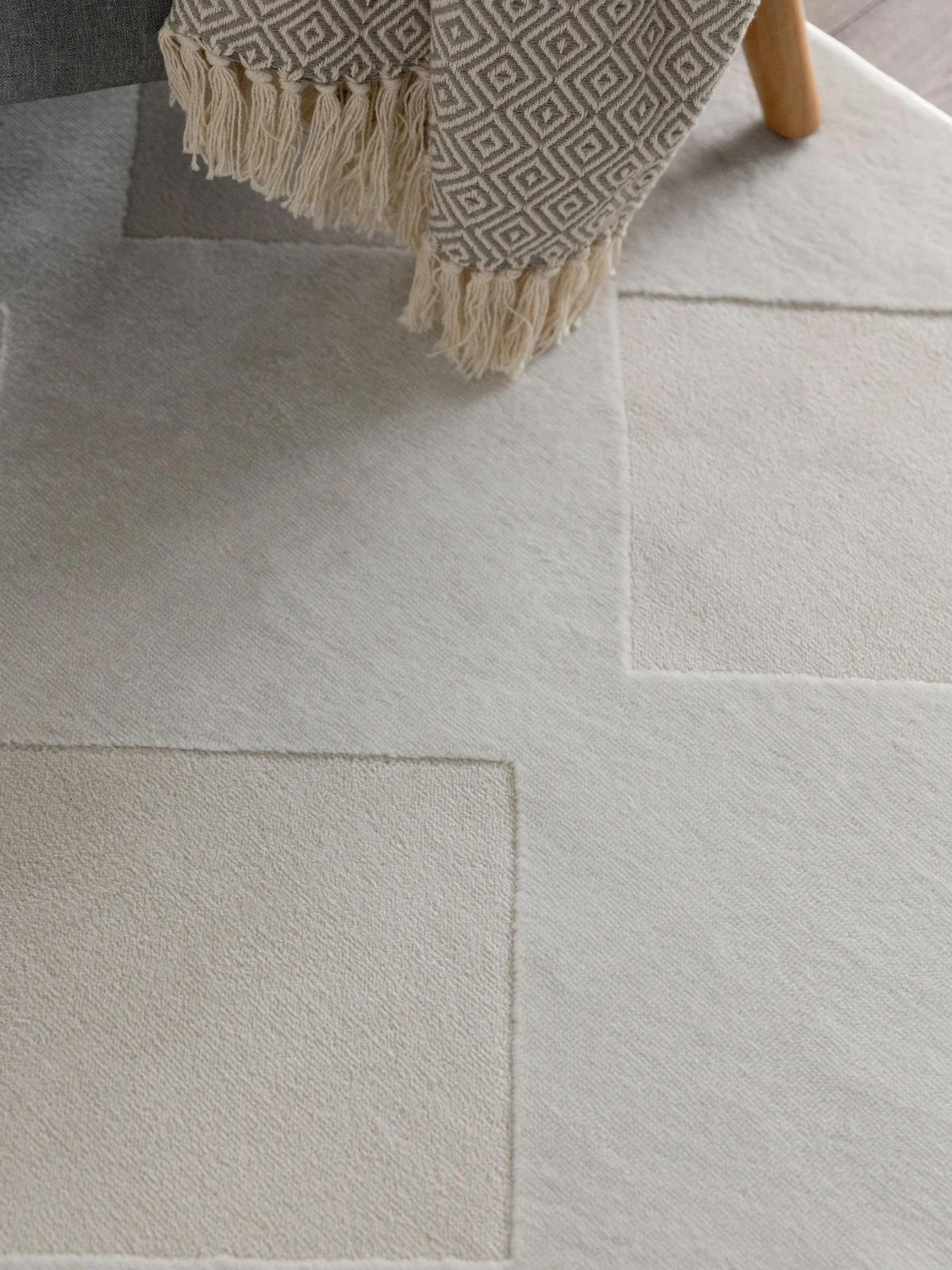 KOBEREC Claire Krémová 160x230 cm - krémová, plast (160/230cm) - benuta