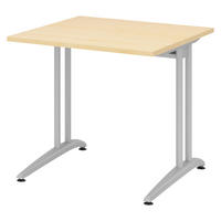 SCHREIBTISCH Serie-B 80/80/72 cm in Ahornfarben - Ahornfarben, Holzwerkstoff (80/80/72cm) - bümö