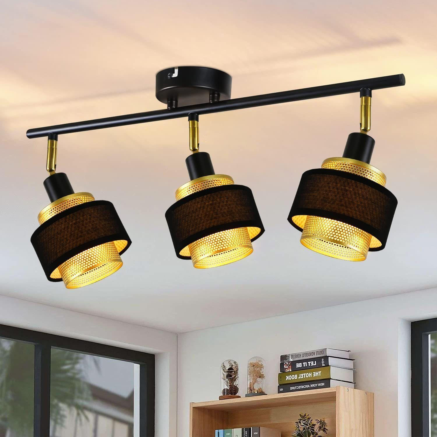 STRAHLER Lisbeth 3-flammig 53/10/13 cm - Schwarz, Metall (53/10/13cm) - Nettlife