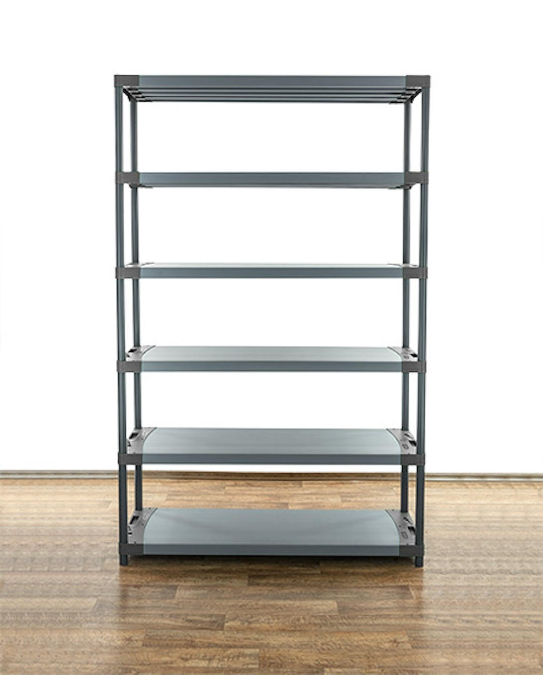 KUNSTSTOFFREGAL BIG GREY BEAR Extra-Tall 220x140x46cm Fachlast 120kg Grau - Grau, Kunststoff (140/222/46cm) - PROREGAL