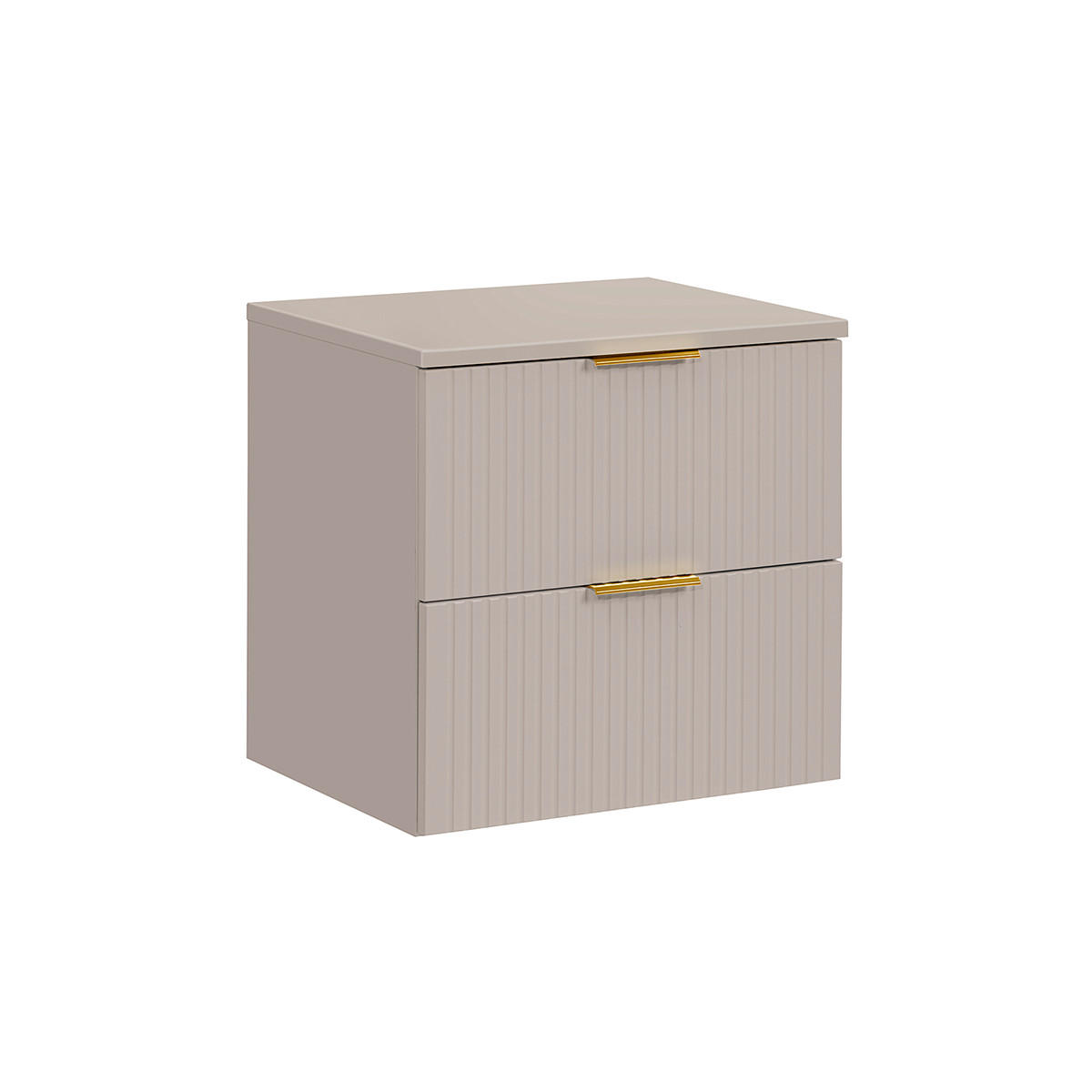 WASCHTISCHUNTERSCHRANK 60.6cm Adriel Beige - Beige, Holzwerkstoff (60.6/59/46cm) - Petits-meubles
