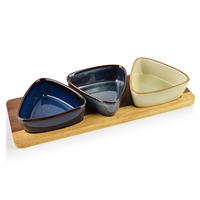 SERVIERSCHALEN Modern Kitchen Blau 28/9.5/5 cm Porzellan - Blau, Keramik (10/5/29cm) - Mondex