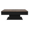 COUCHTISCH rechteckig Schwarz 110/60/40 cm - Anthrazit, Holzwerkstoff (60/40/110cm) - ML-DESIGN
