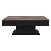 COUCHTISCH rechteckig Schwarz 110/60/40 cm - Anthrazit, Holzwerkstoff (60/40/110cm) - ML-DESIGN