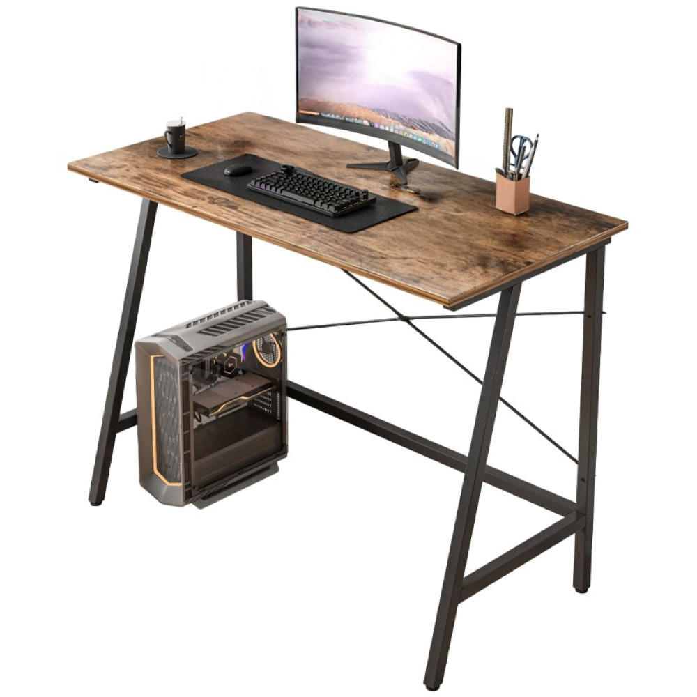 SCHREIBTISCH, braun, 100/50/75 cm - Braun, Holzwerkstoff (50/100/75cm)