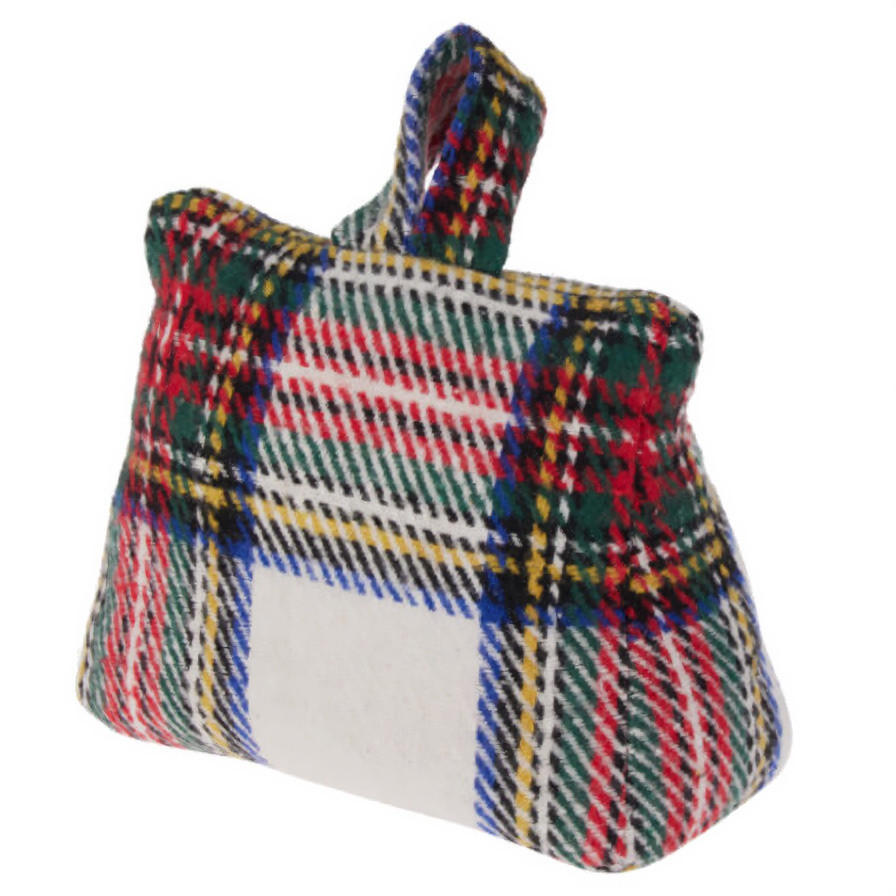 TÜRSTOPPER Kariert - Multicolor, Textil (8/17cm) - Home Styling Collection