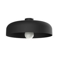 DECKENLEUCHTE - Schwarz, Metall (40/40/12cm) - Lumicom