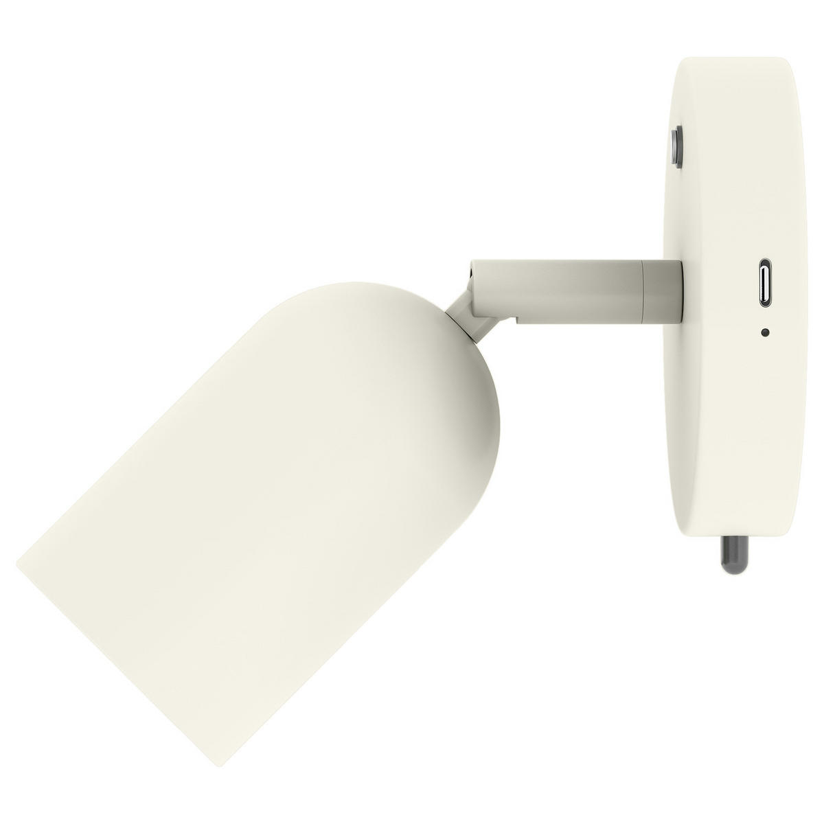 AKKU-WANDLEUCHTE - inkl. Fernbedienung - Dimmbar - Eisen - Beige, Metall (10/15/16cm) - home24
