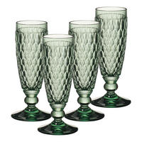SEKTGLÄSER Boston Coloured Grün 145 ml 4er Set - Grün, Glas (0.145L) - Villeroy & Boch
