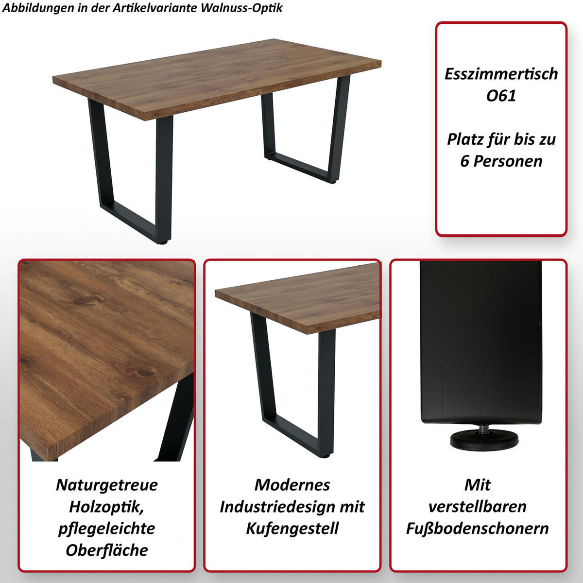 ESSZIMMERTISCH rechteckig Steingrau - Grau, Holzwerkstoff (90/160/75cm) - MCW