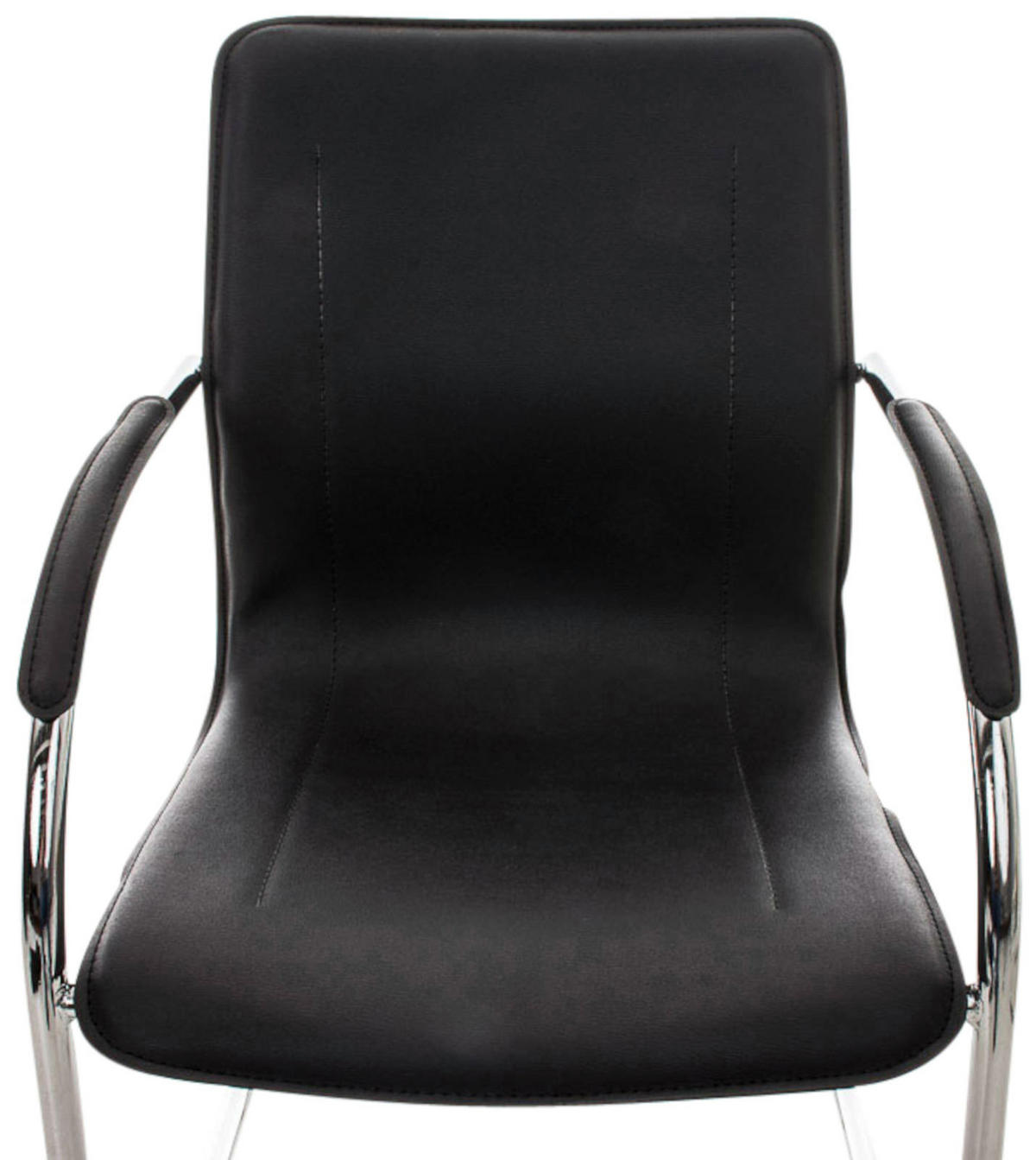 SCHWINGSTUHL 3er Set Lederlook schwarz - Schwarz, Textil/Metall (56/94/52cm) - CLP