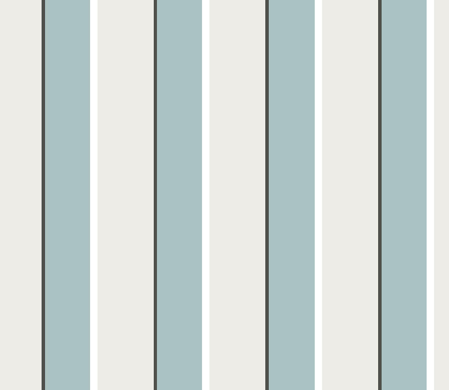 TAPETE Streifen 53 cm x 10 m - Blau, Papier (53/1000cm) - Sanders & Sanders