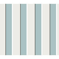 TAPETE Streifen 53 cm x 10 m - Blau, Papier (53/1000cm) - Sanders & Sanders