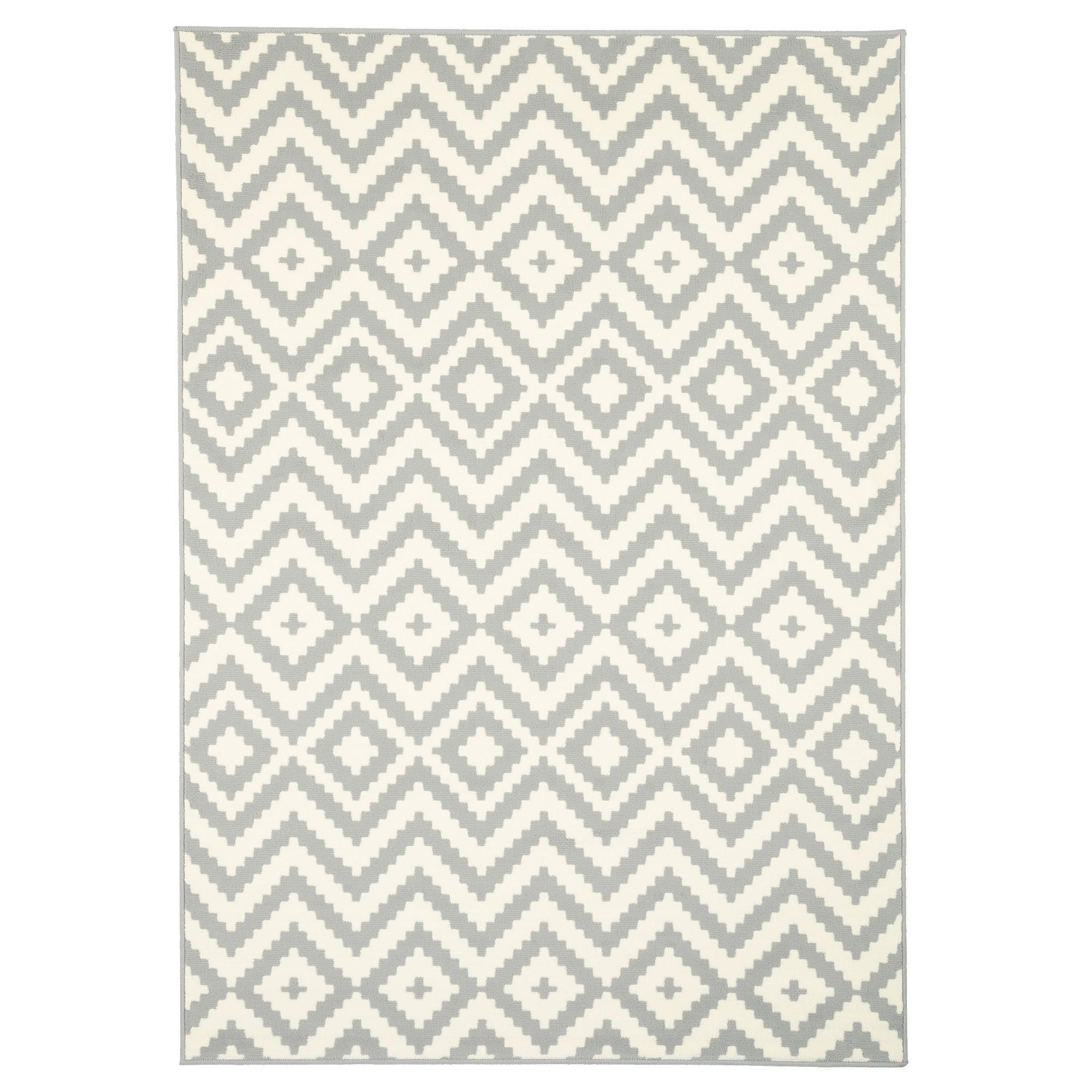 TEPPICH MODERN TRENDLINE RAUTEN - Grau, Textil (140/200cm) - Pergamon