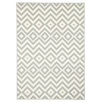 TEPPICH MODERN TRENDLINE RAUTEN - Grau, Textil (140/200cm) - Pergamon