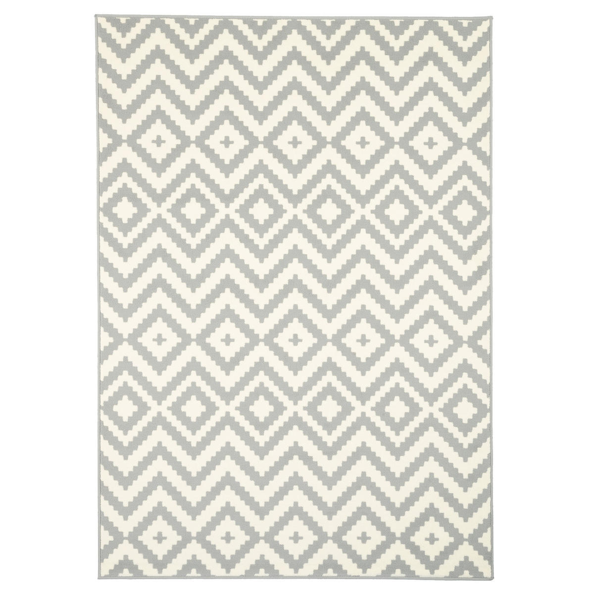 TEPPICH MODERN TRENDLINE RAUTEN - Grau, Textil (140/200cm) - Pergamon