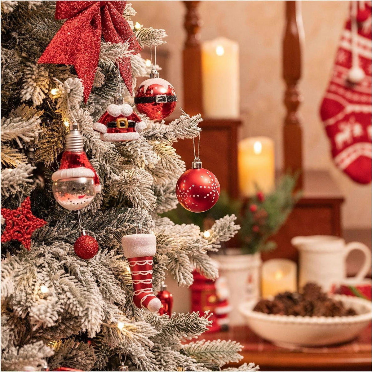 WEIHNACHTSKUGELN 70-teiliges Set - Multicolor, Kunststoff (10/10/16.5cm)