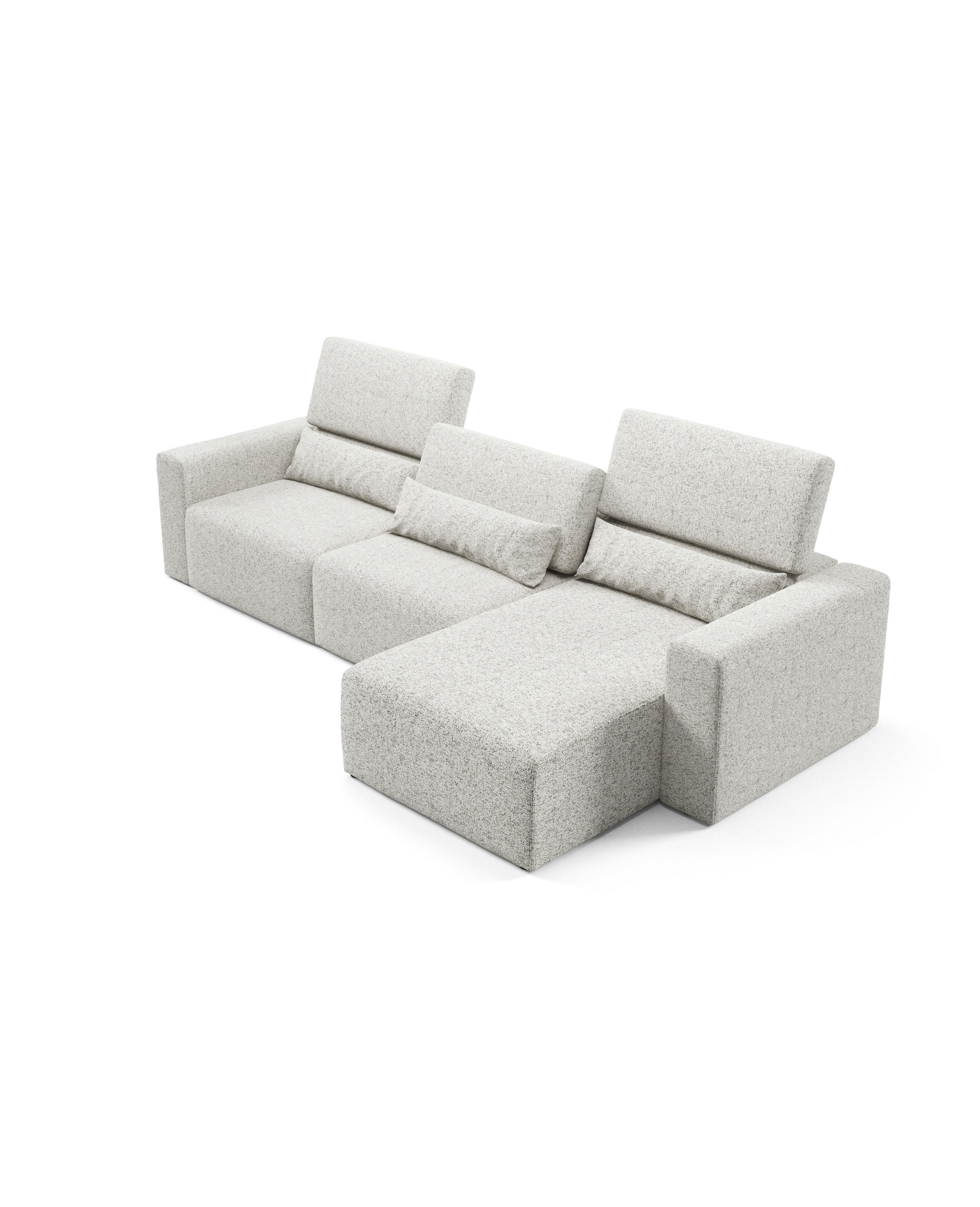 Thumbnail - Furnisell Ecksofa, Graphit, Textil, L-Form, 315x172 cm, Wohnzimmer, Sofas & Couches, Wohnlandschaften, Ecksofas