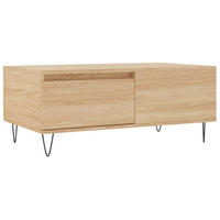 COUCHTISCH Sonoma-Eiche 90x50x36,5 cm Holzwerkstoff - Braun, Holzwerkstoff (50/90/36.5cm) - furnicato