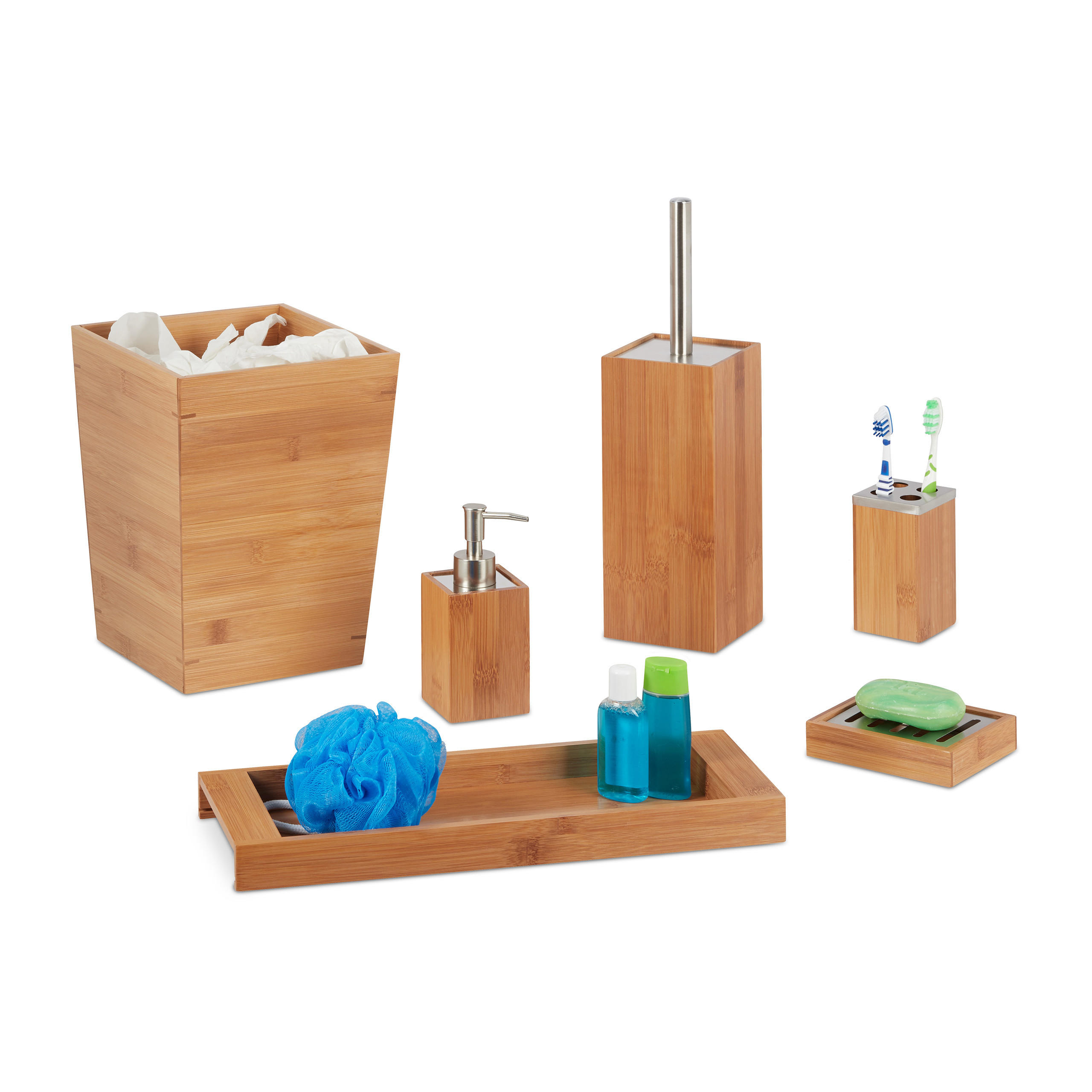SET Natural bambus set-6-piese