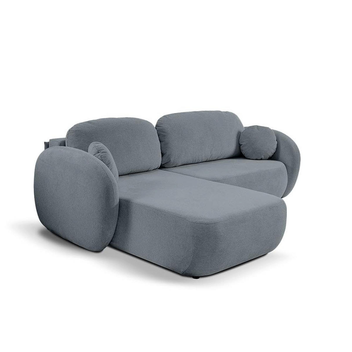 ECKSOFA OLEMO Grau - Grau, Textil (248/86.5/174cm) - Pillovely