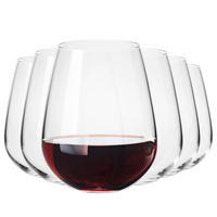 WEINGLÄSER DIVINE, 6ER-SET, 500 ML - Transparent, Glas (0.5L) - Krosno Glass