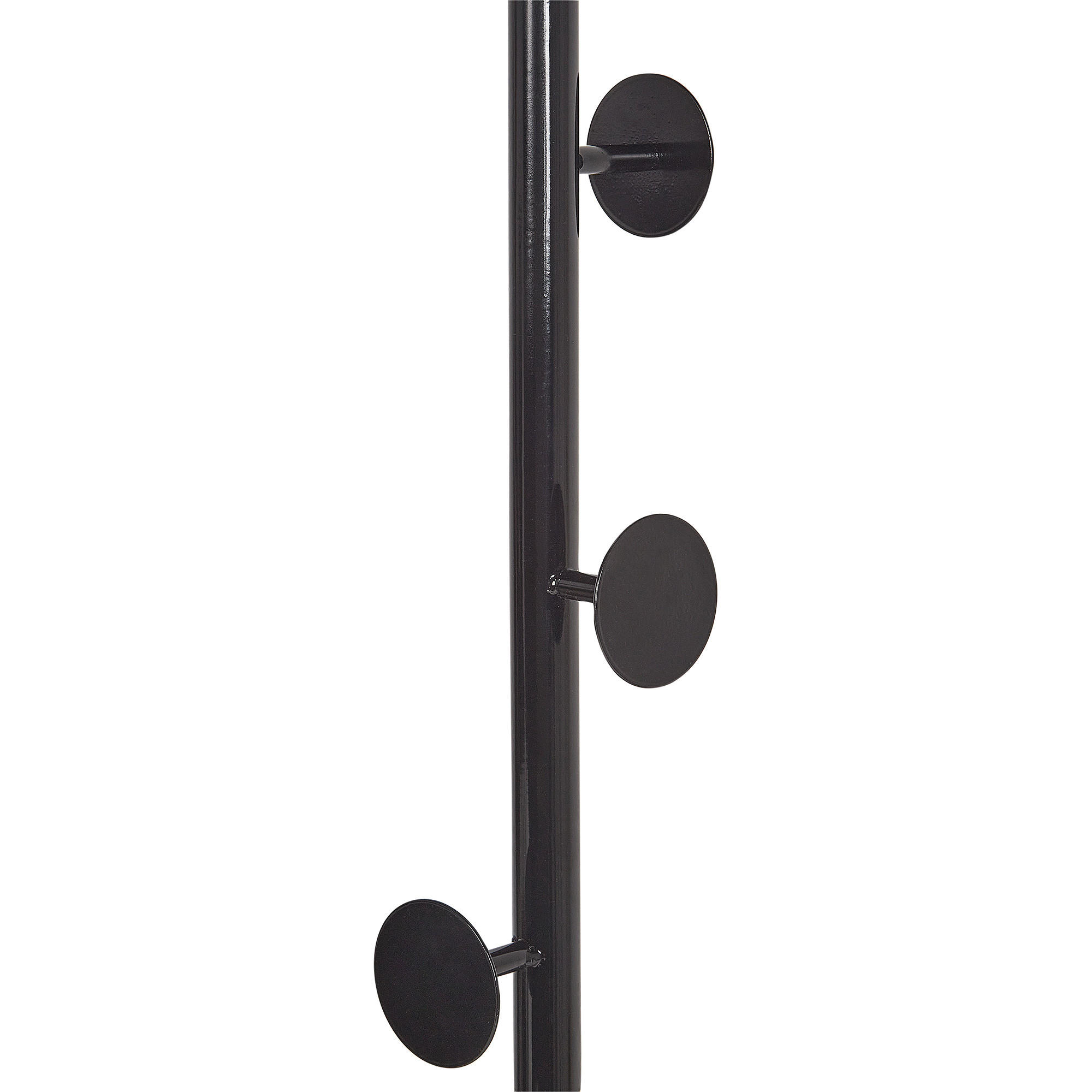 GARDEROBENSTÄNDER Metall schwarz/weiß 170 cm Notus - Schwarz/Weiß, Metall (32/170/32cm) - Beliani