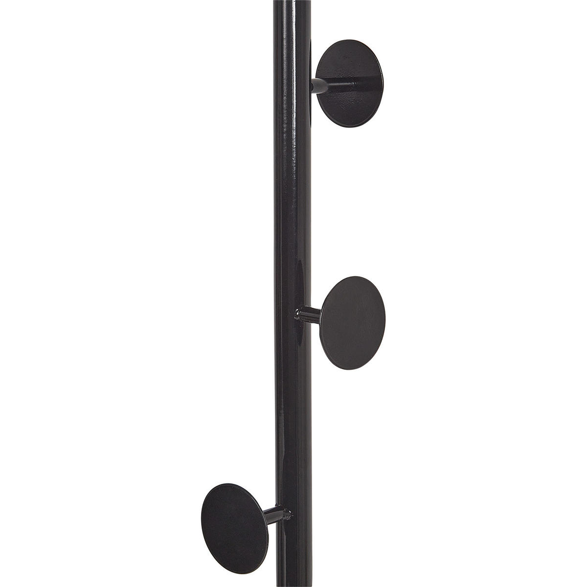 GARDEROBENSTÄNDER Metall schwarz/weiß 170 cm Notus - Schwarz/Weiß, Metall (32/170/32cm) - Beliani