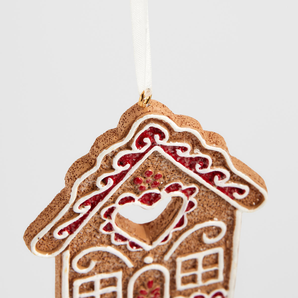 WANDDEKORATION Charmhouse, Braun, 7x7x4.5 cm, Dekorative Weihnachtsdeko - Braun, Kunststoff (7/7/4.5cm) - home&you