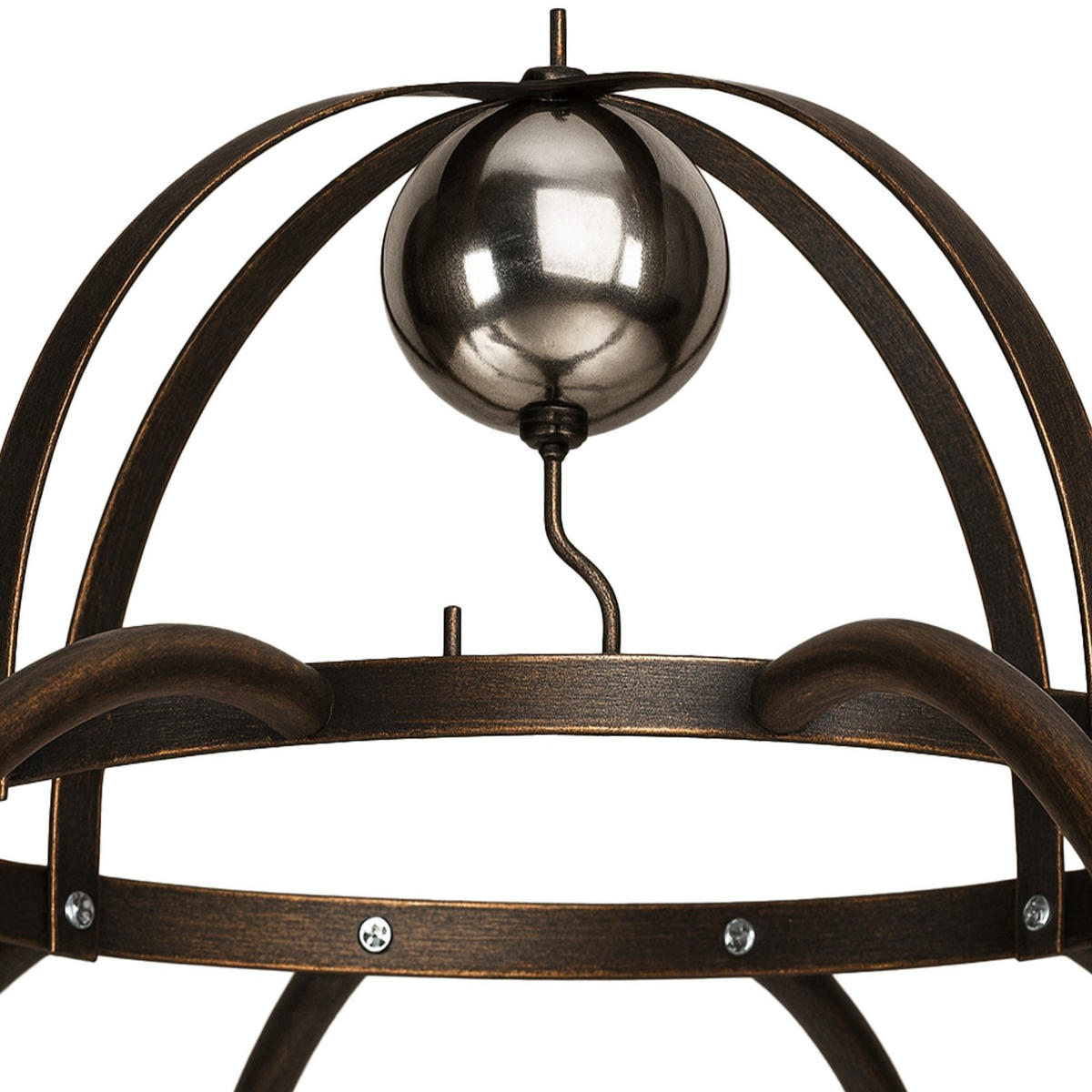 PAVILLON Lotta Rankhilfe 200x200x270cm Metall Bronze Gartenpavillon - Bronzefarben, Metall (200/270/200cm) - DELUKE