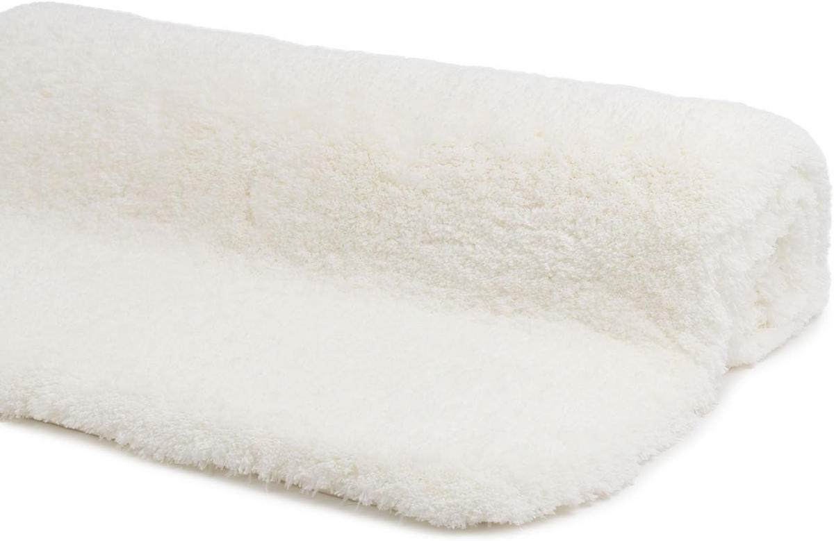 BADTEPPICH Deluxe CREME 70X120CM - Creme, Textil (120/70cm)