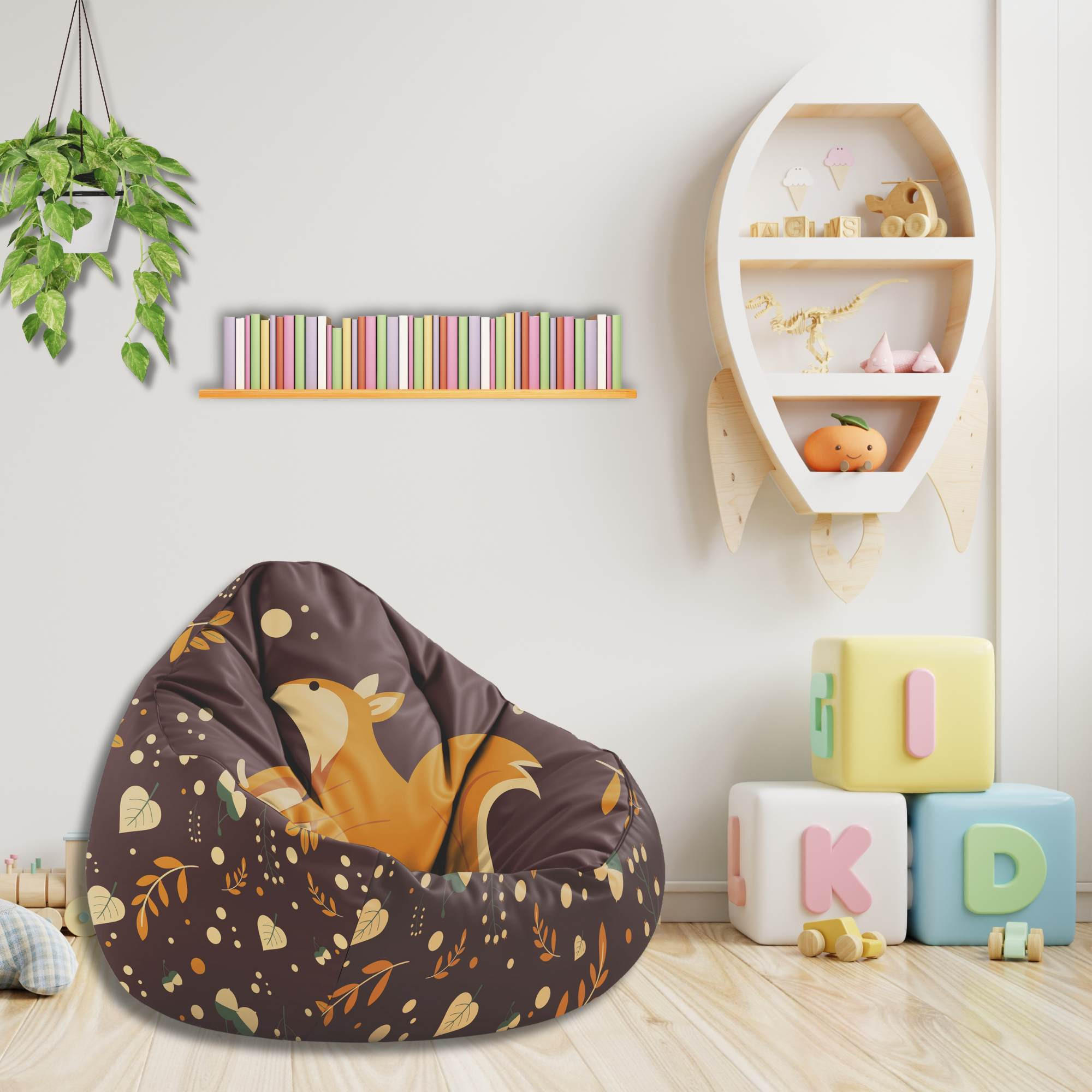 SITZSACK PARADISE für Kinder Space Adventure S - Dunkelblau, Textil (70/70/70cm) - Dreamroots