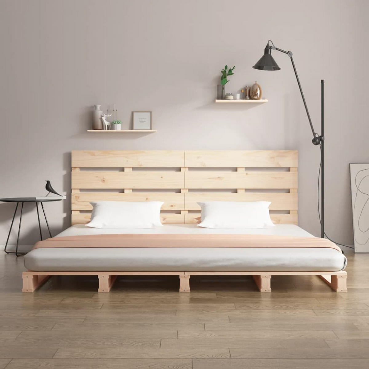 MASSIVHOLZBETT Ohne Matratze 160/200 Cm Kiefernholz - Braun, Holz (160/200cm) - vidaXL