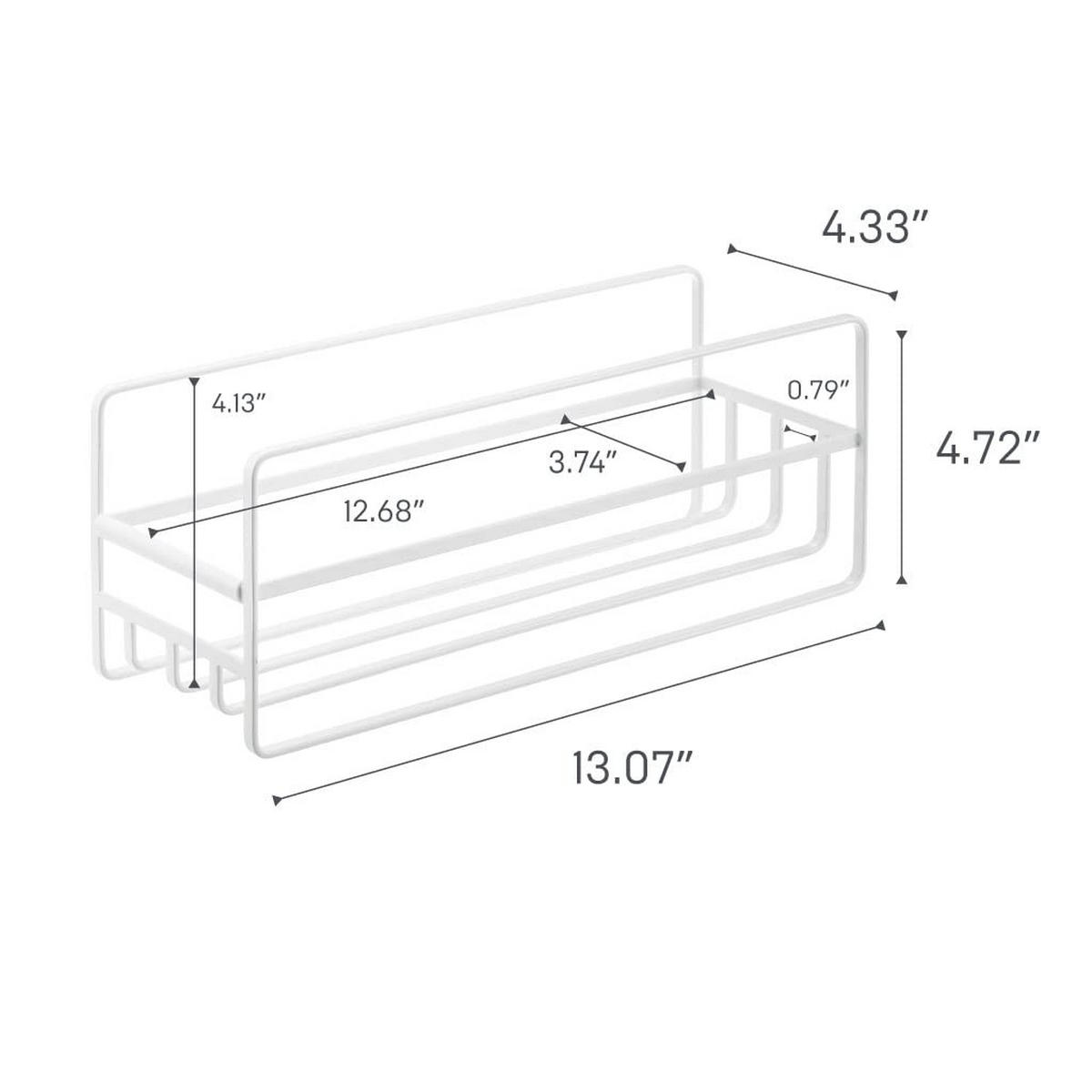ORGANIZER FÜR TASSEN UND GLÄSER Tower 5643 weiß 12/33,2/11 cm - Weiß, Metall (11/12/33.2cm) - Yamazaki