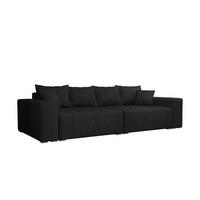 SCHLAFSOFA Couch Elstra Schwarz - Schwarz, Textil (300/97/140cm) - Fedve