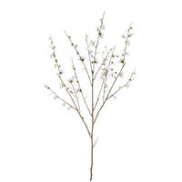 KUNSTBLUME Blossom Weiß 81.5/79/137cm - Weiß, Textil (137cm) - PTMD Collection