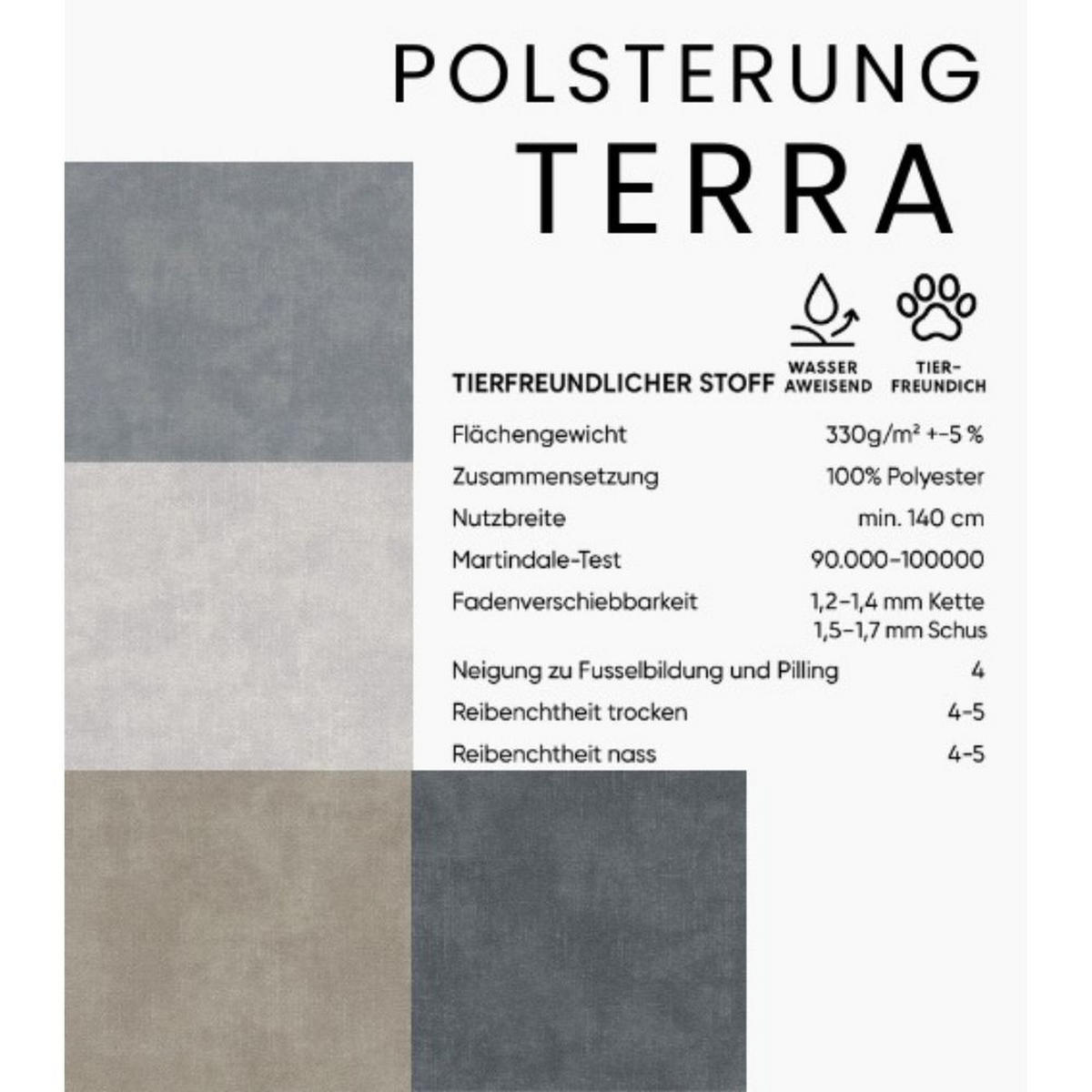 BOXBETT Anna mit Taschenfederkernmatratze und Topper, 120x200, Dunkelgrau, Terra-Stoff - Dunkelgrau, Holzwerkstoff/Kunststoff (120/200cm) - AN-Moebel 4u