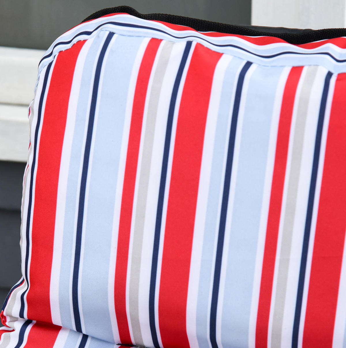 SONNENLIEGE aus Polyester 60x75x65-102 cm in Rot mit 5-fach verstellbarer Rückenlehne - Rot, Textil (60/102/75cm) - Modfu