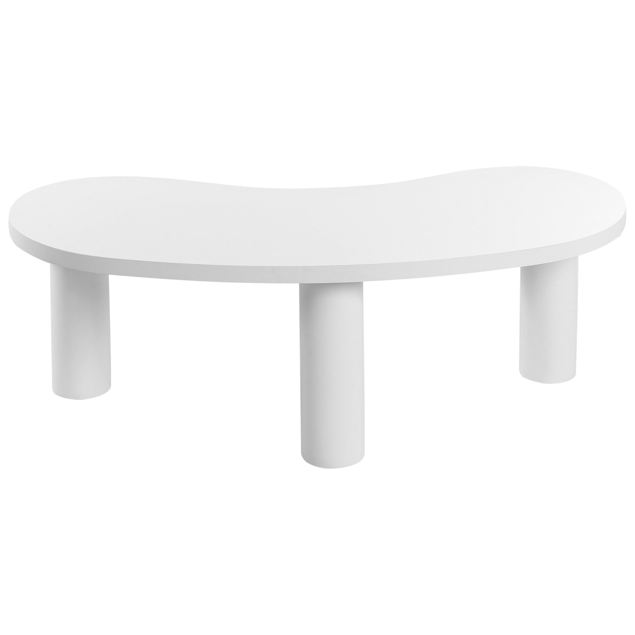 COUCHTISCH Weiß Auburn - Weiß, Holzwerkstoff (46/112/38cm) - Beliani