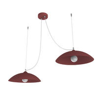HÄNGELEUCHTE Dream X2 - Rot, Metall (40/40/9cm) - Lumicom