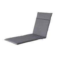 LIEGENAUFLAGE Oxford 190/60 cm - Grau, Textil (60/7/190cm) - Madison