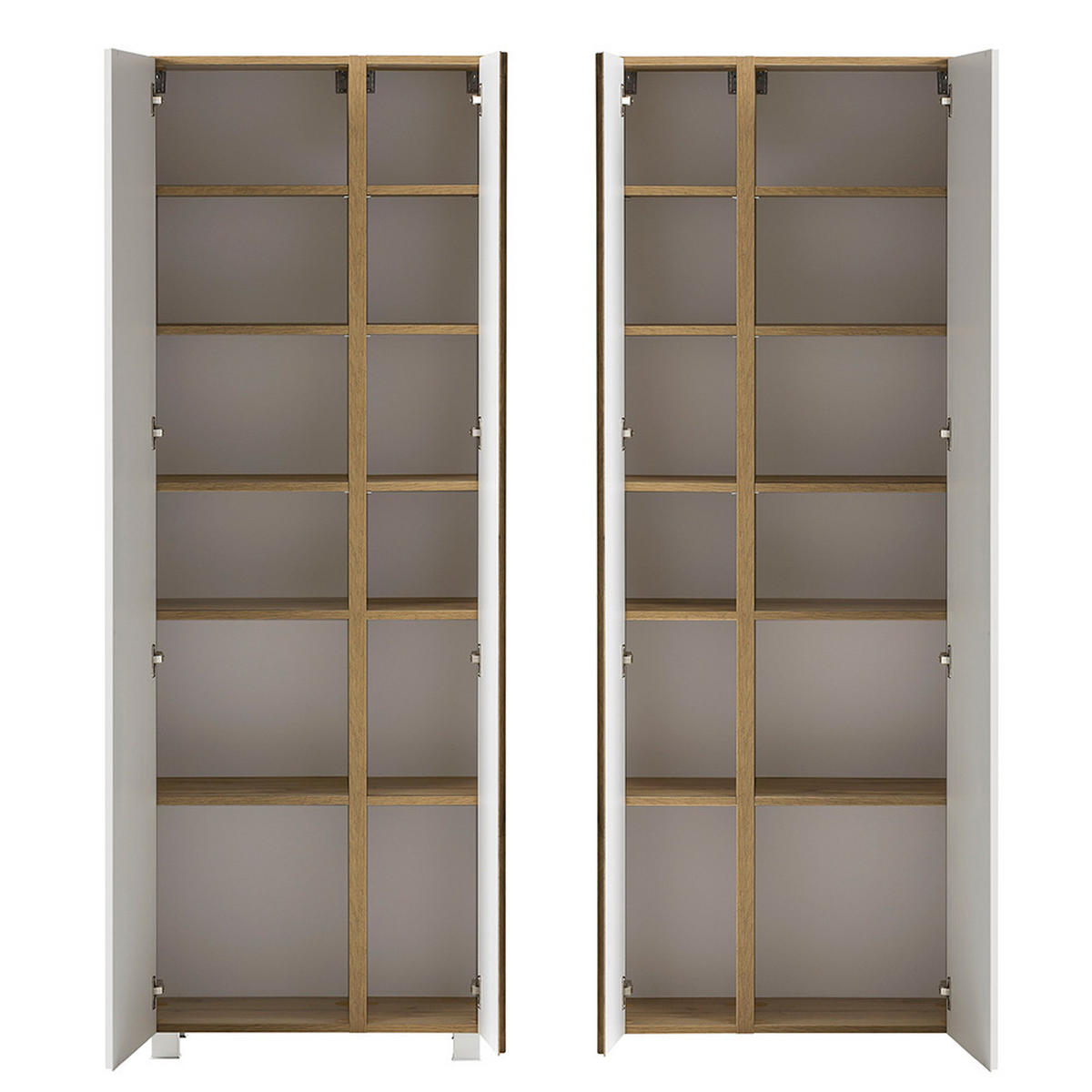 BADMÖBEL-SET 4-TLG. Vasto-03 - Weiß, Holzwerkstoff (185/200/47cm) - Lomado