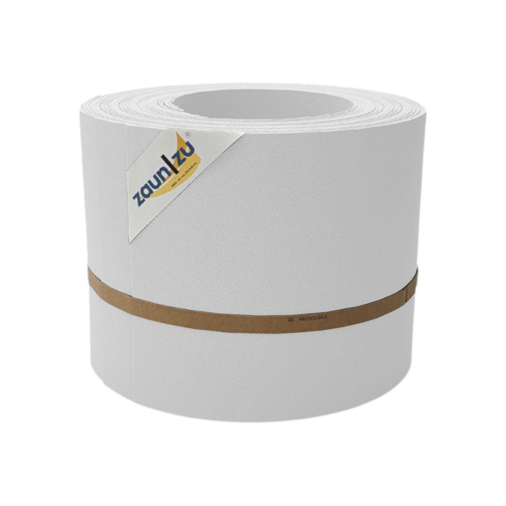SICHTSCHUTZSTREIFEN PP Sichtschutzstreifen Doppelstabzaun Weiß,10x 2,55m - Weiß, Kunststoff (2550/19cm) - ZAUN|ZU
