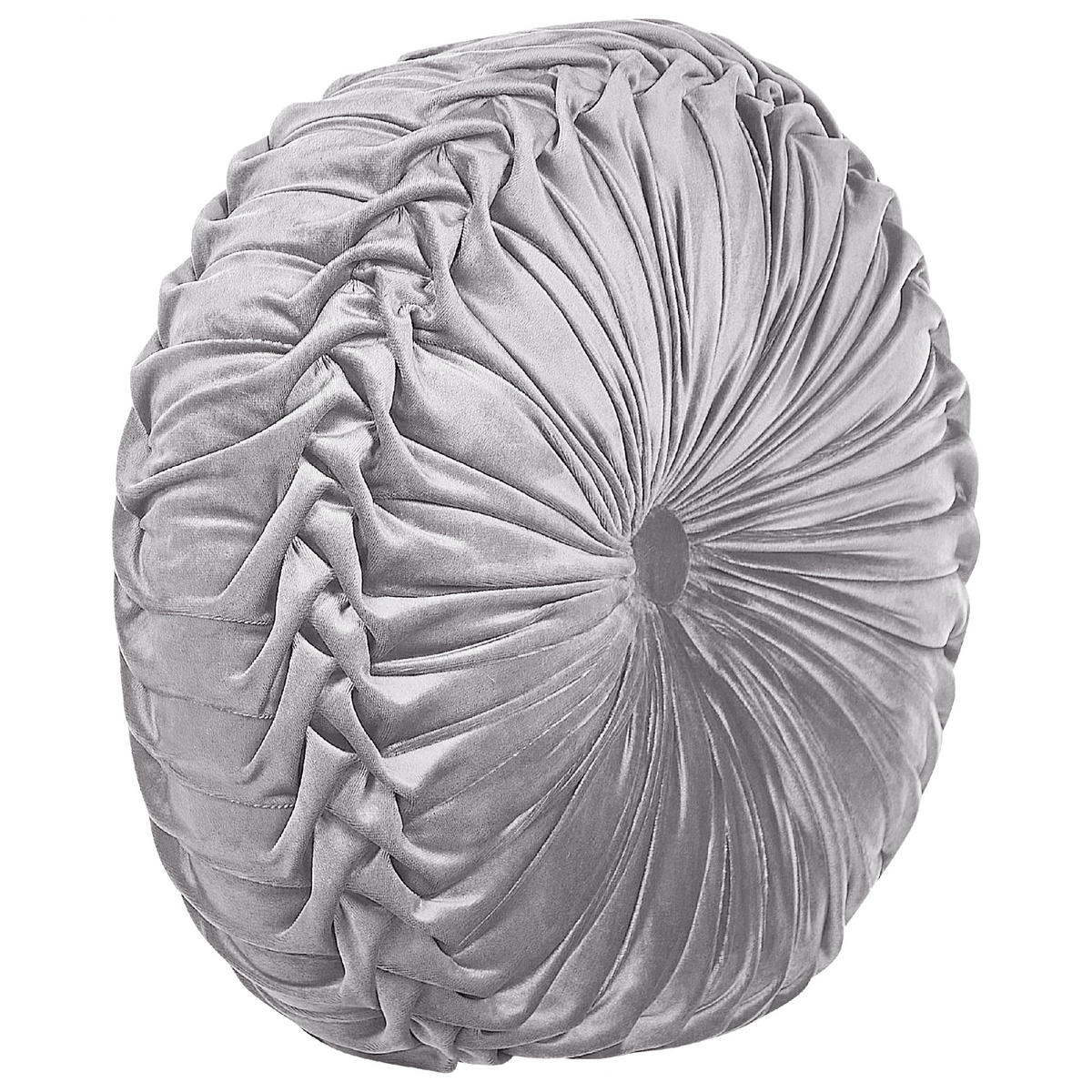 DEKOKISSEN 2er-Set Grau 40/40 cm Udala - Grau, Textil (40/40cm) - Beliani