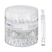 48XSEIFENBLASEN - Multicolor, Kunststoff (1.3/10.5/1.3cm) - Relaxdays