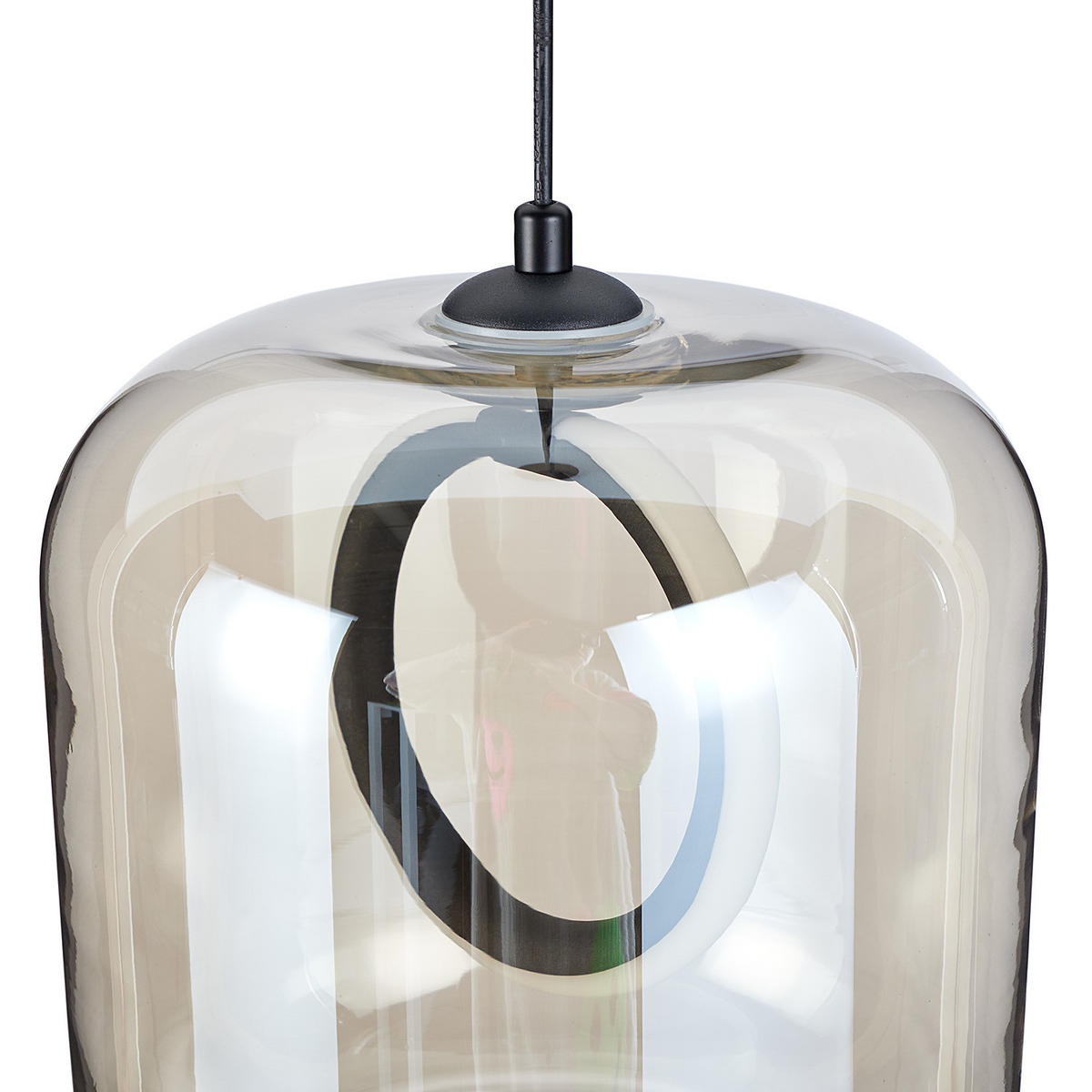 PENDELLEUCHTE Upper Eastside - Bronzefarben, Glas (20/20/180cm) - Butlers