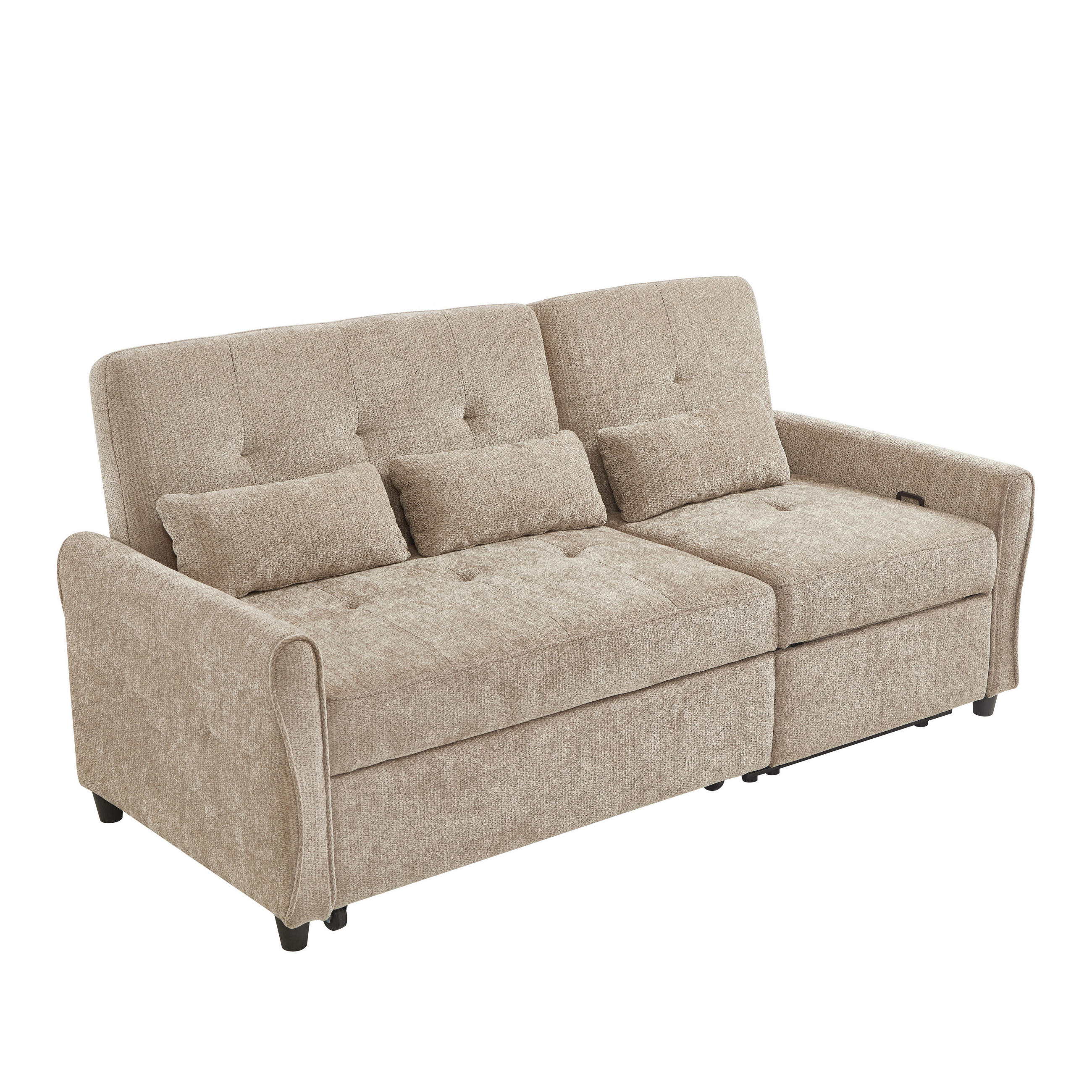 ComfortXL Schlafsofa Braun 176x83x148 cm