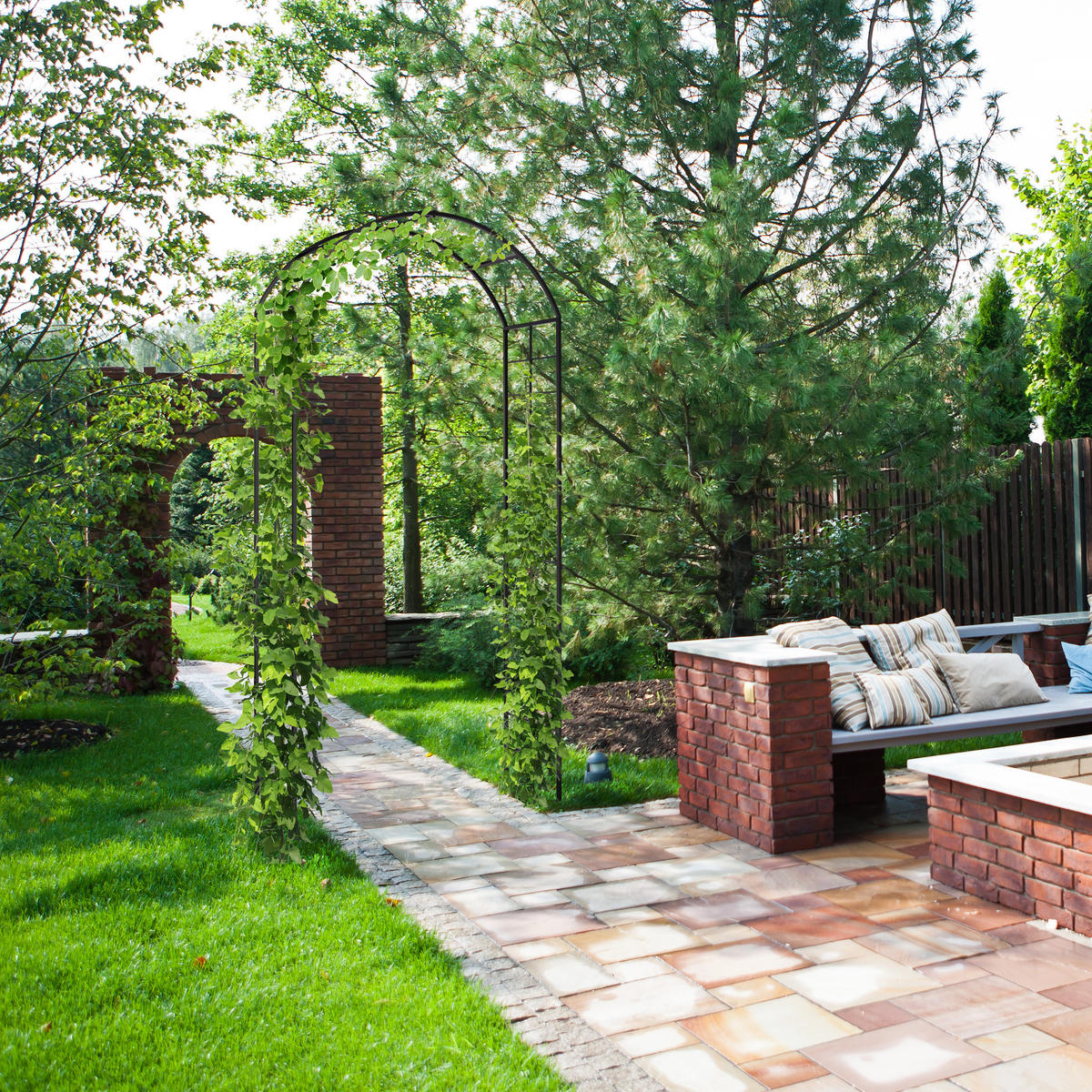 ROSENBOGEN - Schwarz, Metall (110/224/41cm) - Relaxdays