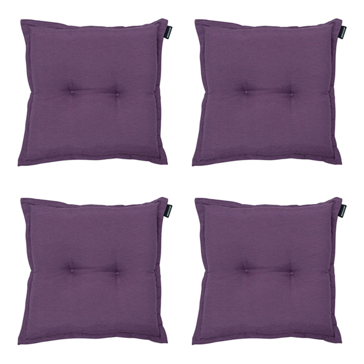 SITZKISSEN Panama 50/50 cm 4er-Set - Lila, Textil (50/5/50cm) - Madison