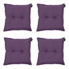 SITZKISSEN Panama 50/50 cm 4er-Set - Lila, Textil (50/5/50cm) - Madison